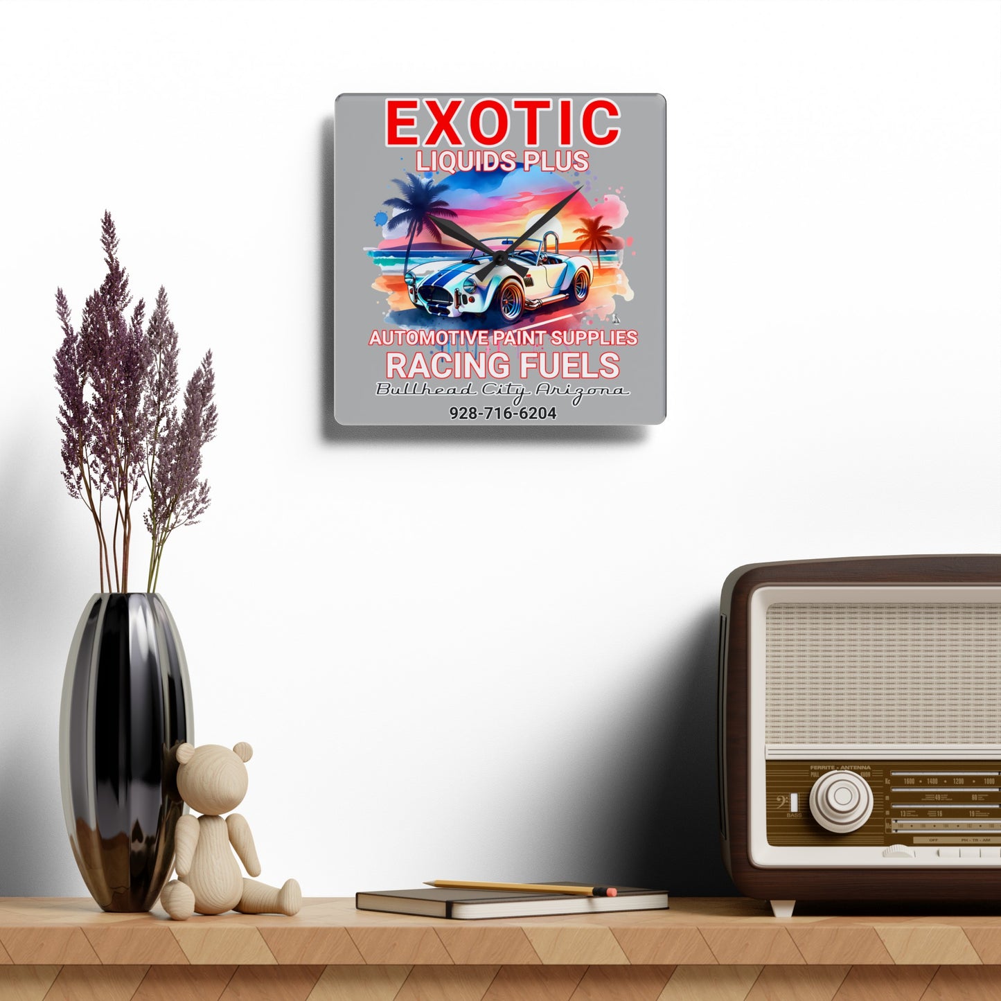 EXOYIC Acrylic Wall Clock