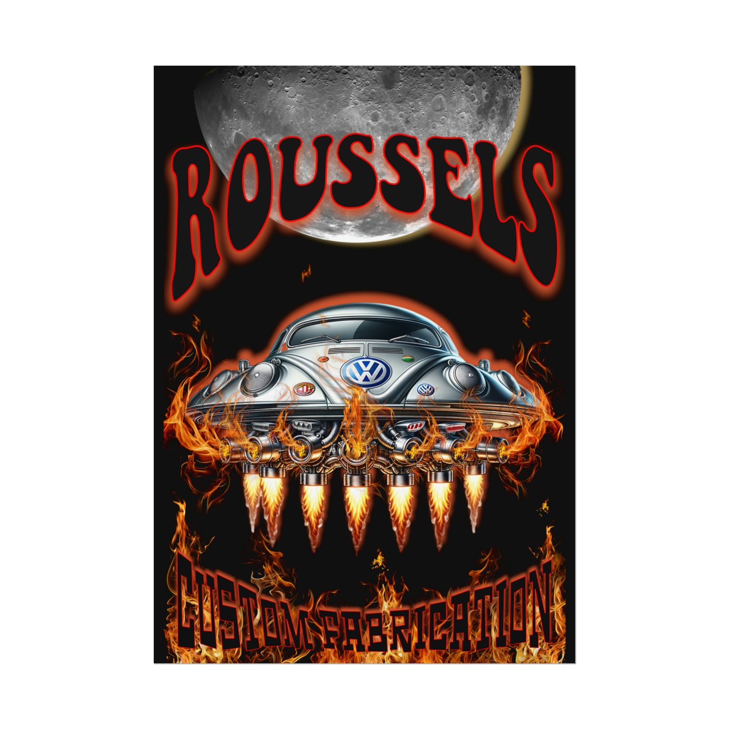 ROUSSEL'S CUSTOM LIMITED EDITION Rolled Posters