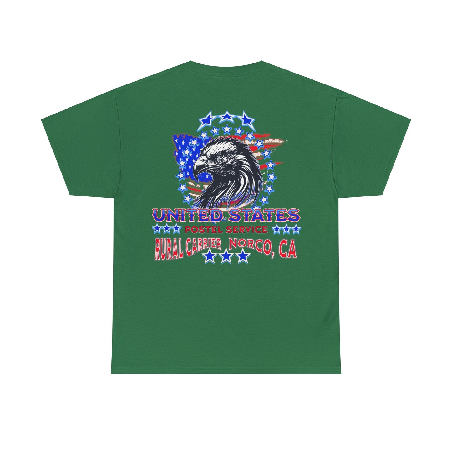 POSTAL CARRIER ON BACK Unisex Heavy Cotton Tee