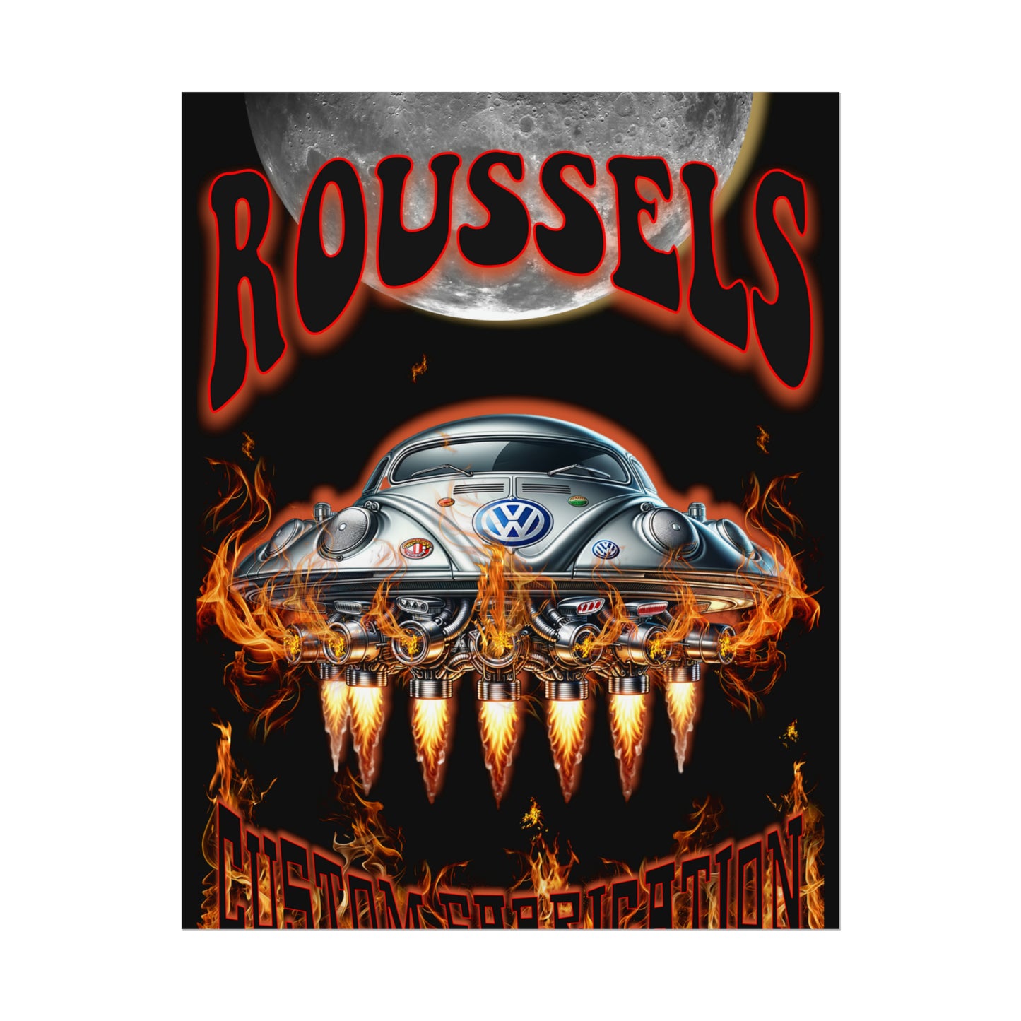ROUSSEL'S CUSTOM LIMITED EDITION Rolled Posters