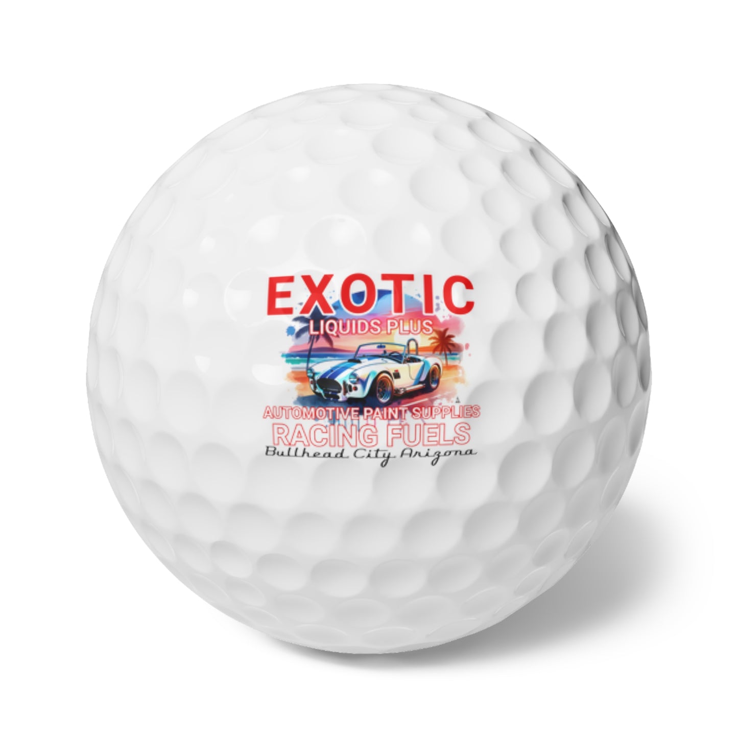 EXOTIC Golf Balls, 6pcs