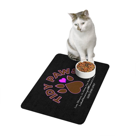 TIDY PAWS Pet Food Mat (12x18)