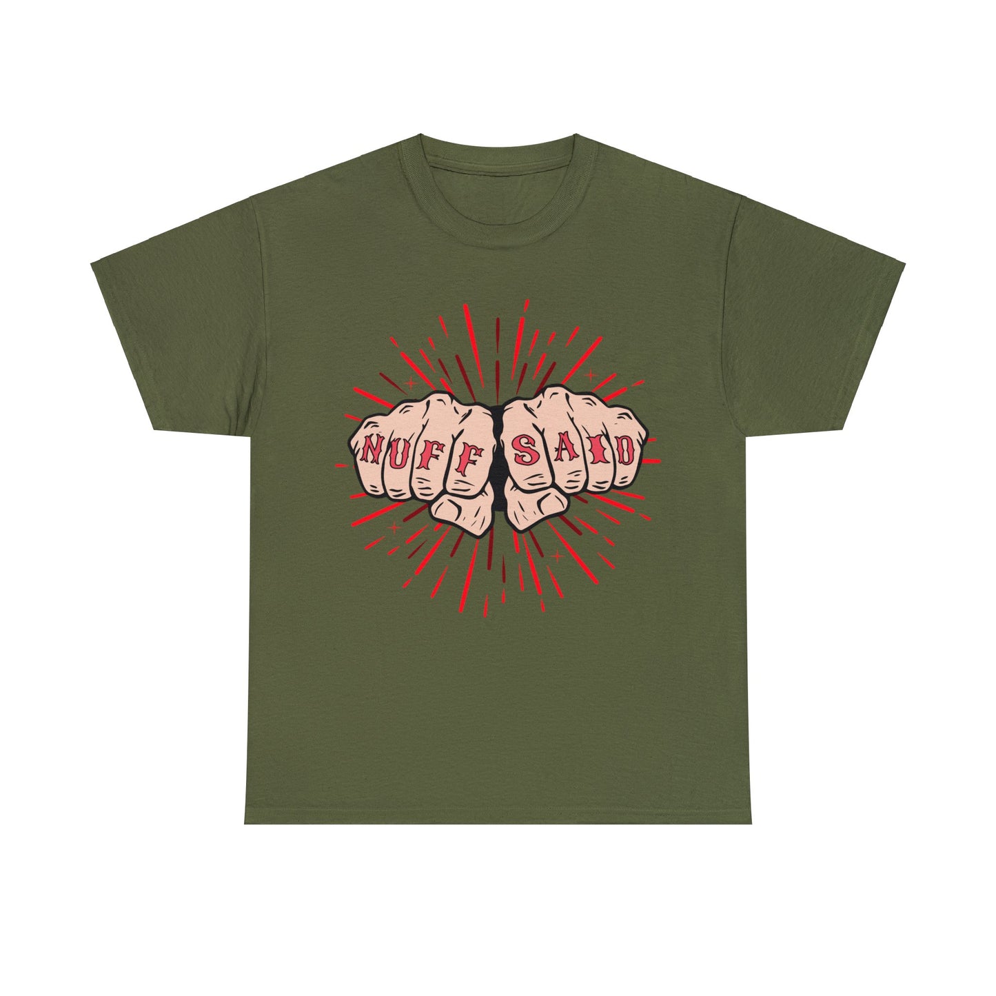 NUFF SAID Unisex Heavy Cotton Tee