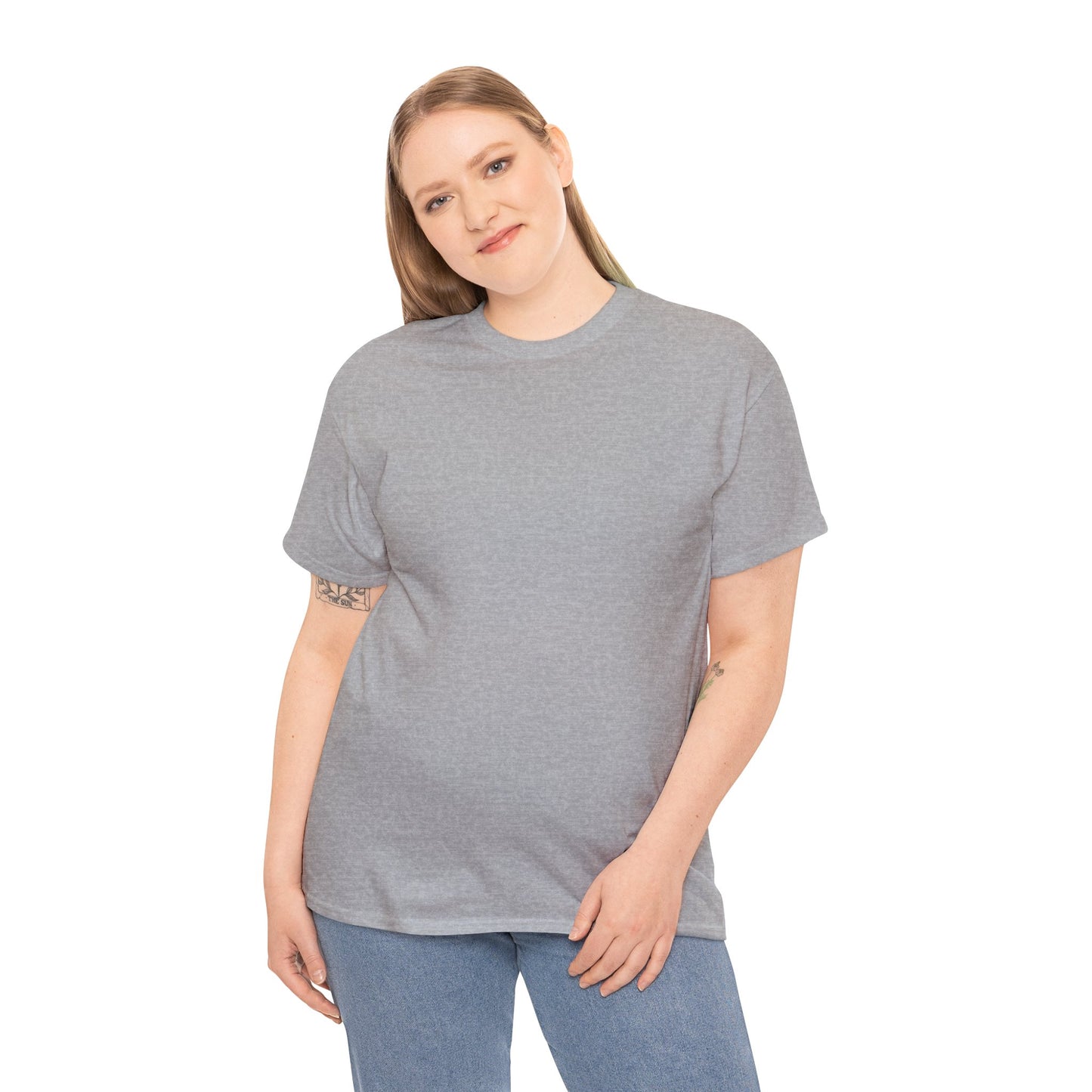 FISHING ON BACK Unisex Heavy Cotton Tee