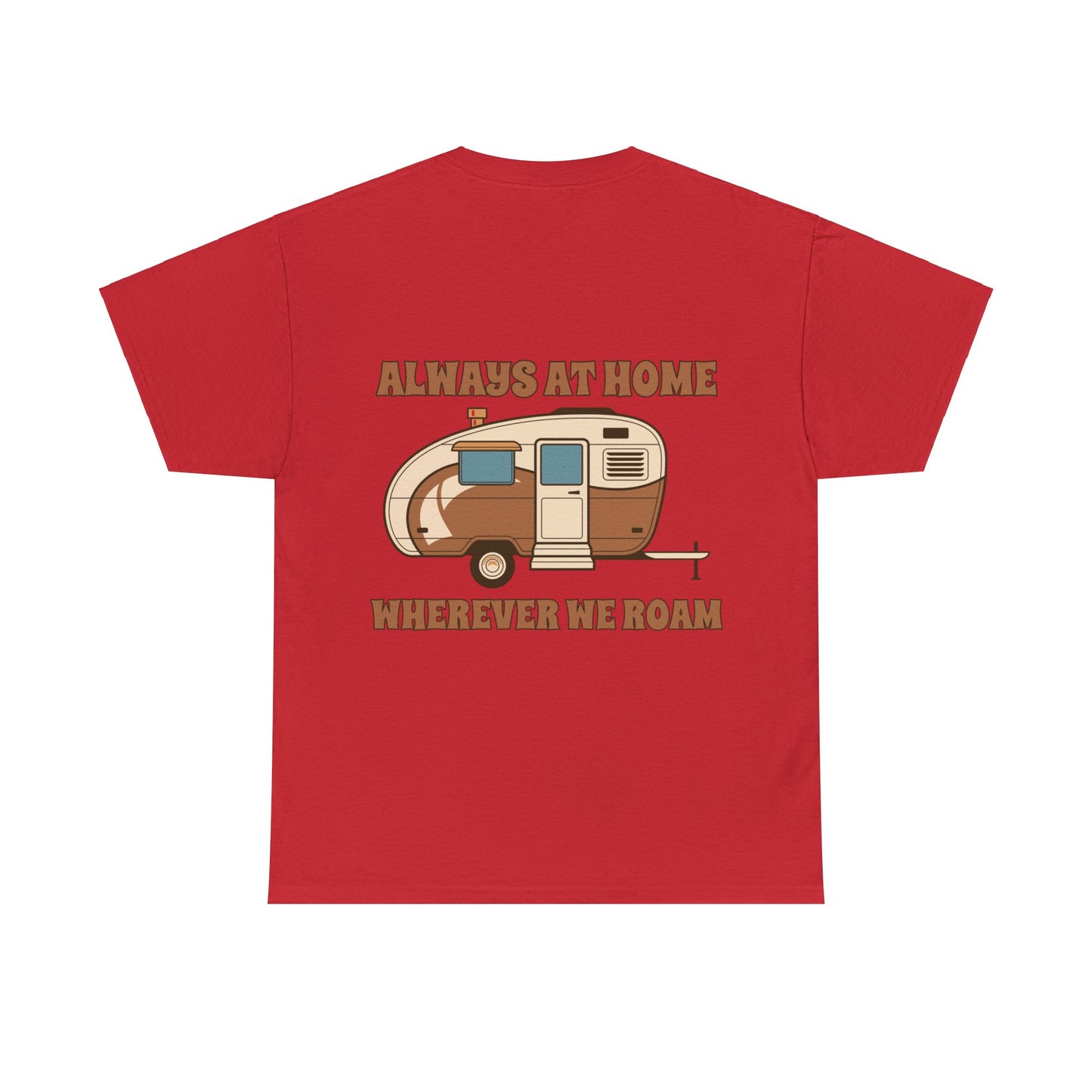 CAMPING ON BACK Unisex Heavy Cotton Tee