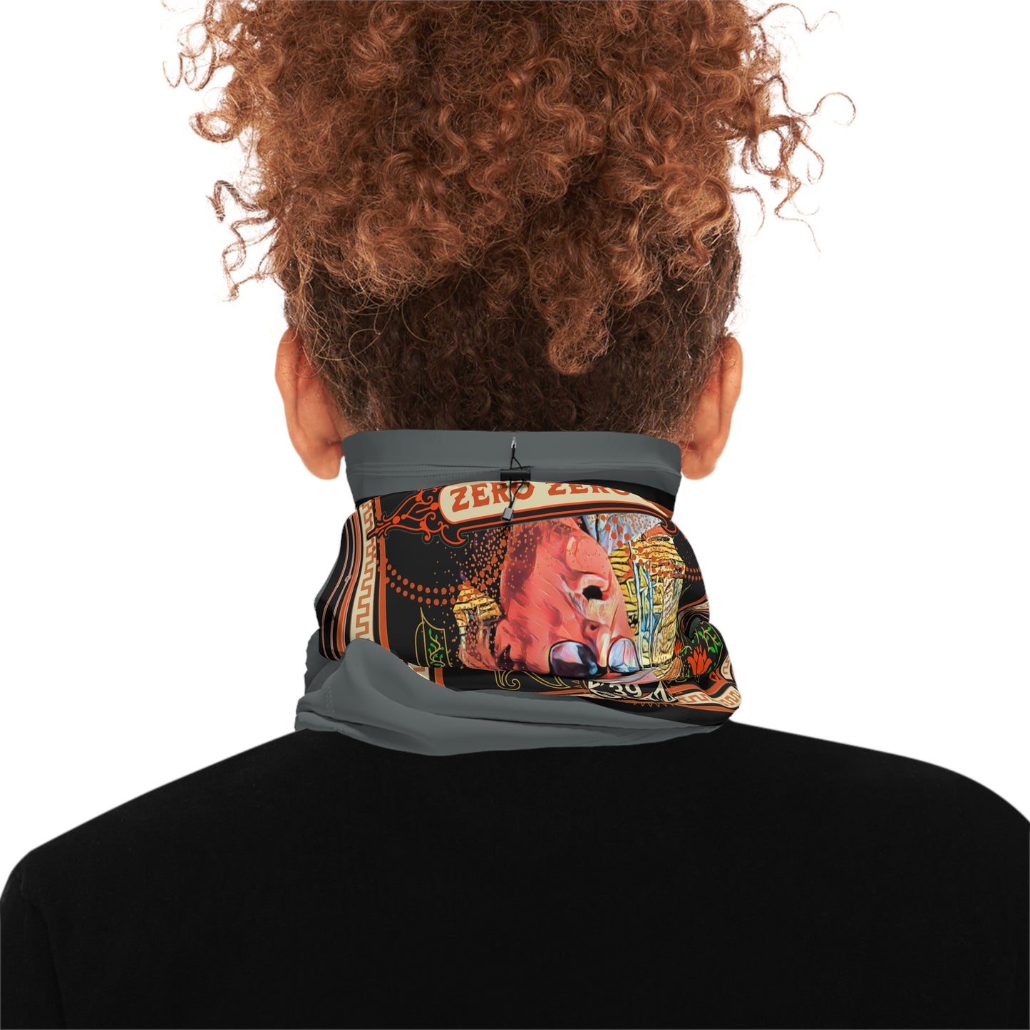 JIMBO ZERO Winter Neck Gaiter With Drawstring