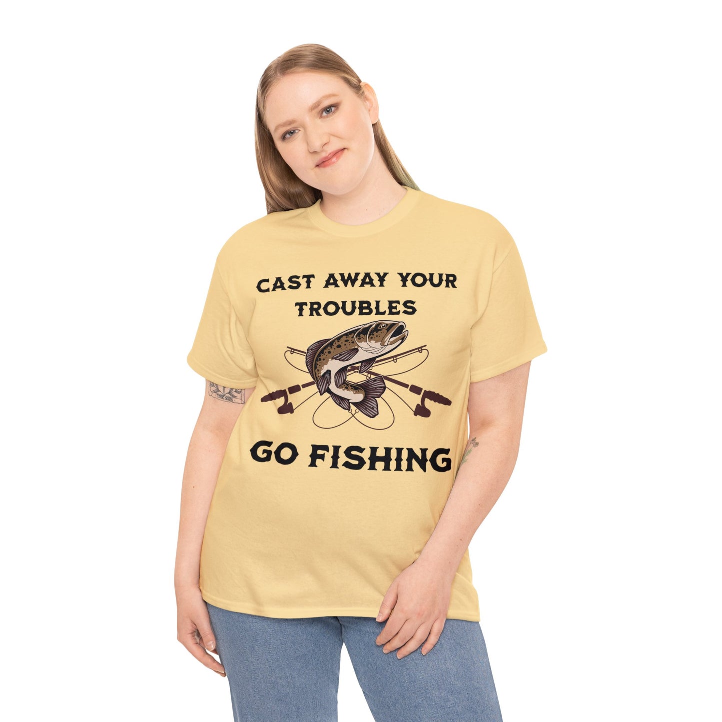 FISHING 4 Unisex Heavy Cotton Tee