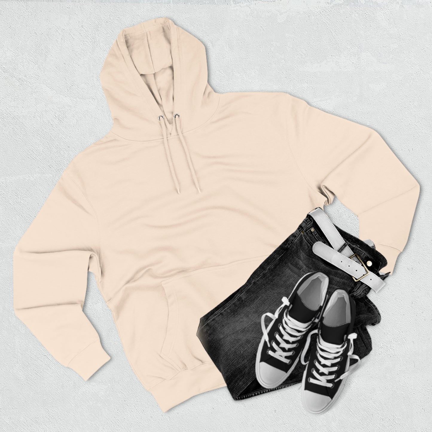 JIMMY Three-Panel Fleece Hoodie