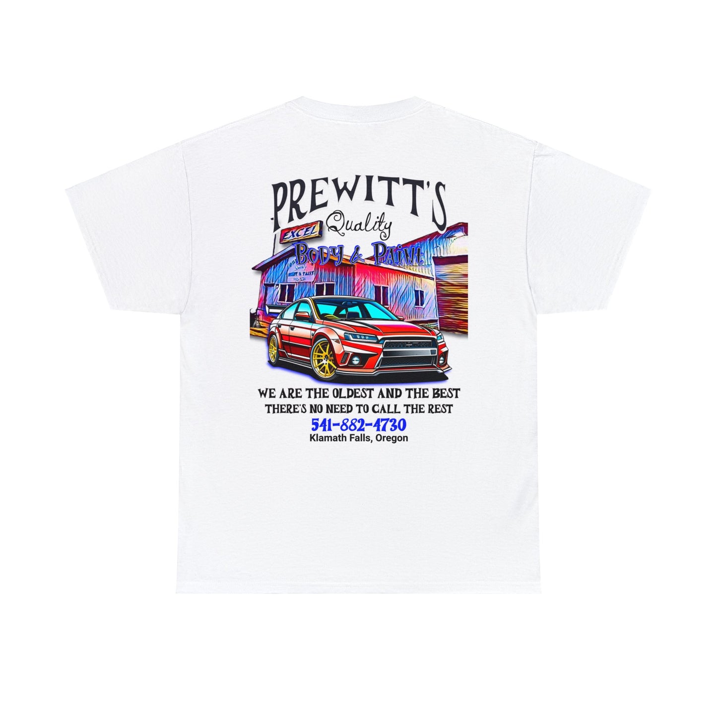 PREWITTS ON BACK Unisex Heavy Cotton Tee
