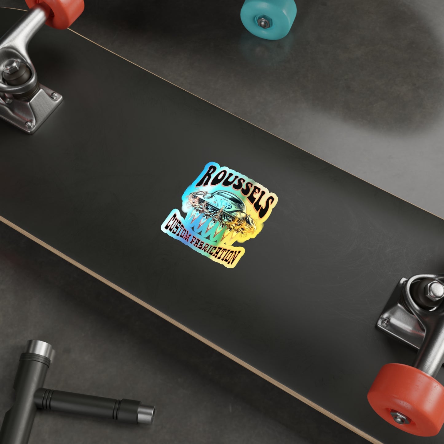 ROUSSEL'S Holographic Die-cut Stickers