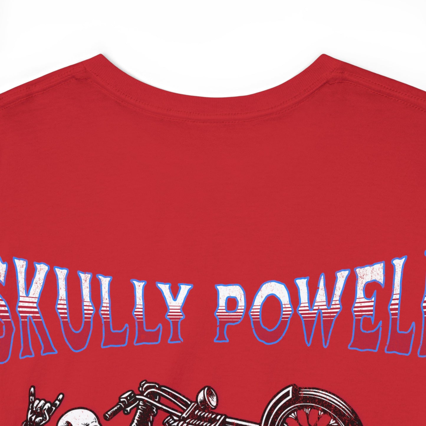 SKULLY ON BACK Unisex Heavy Cotton Tee