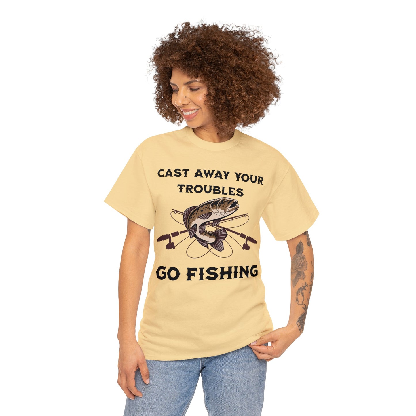 FISHING 4 Unisex Heavy Cotton Tee