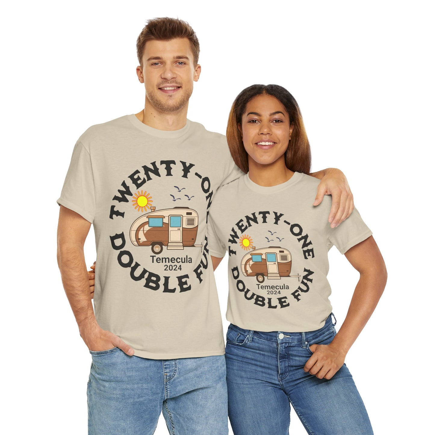 TWINS   Unisex Heavy Cotton Tee