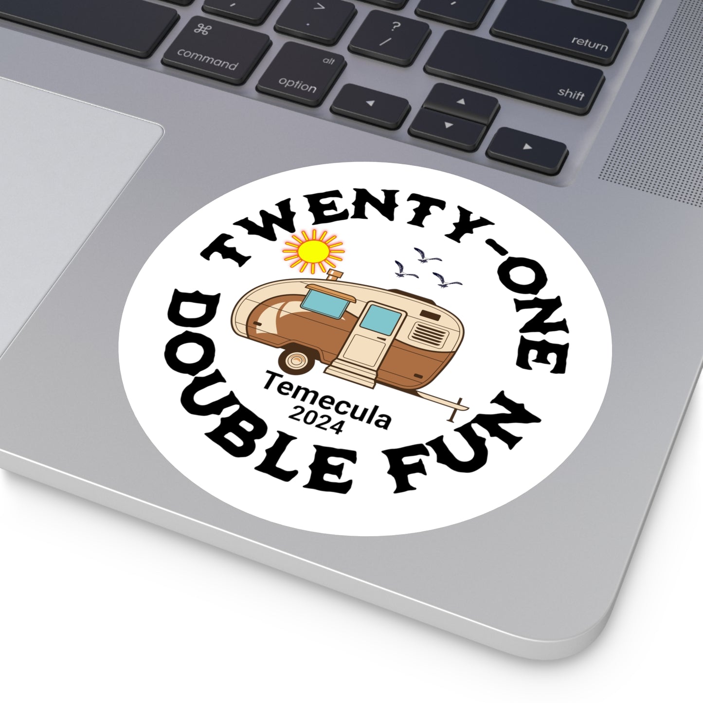 TWINS Round Stickers, Indoor\Outdoor
