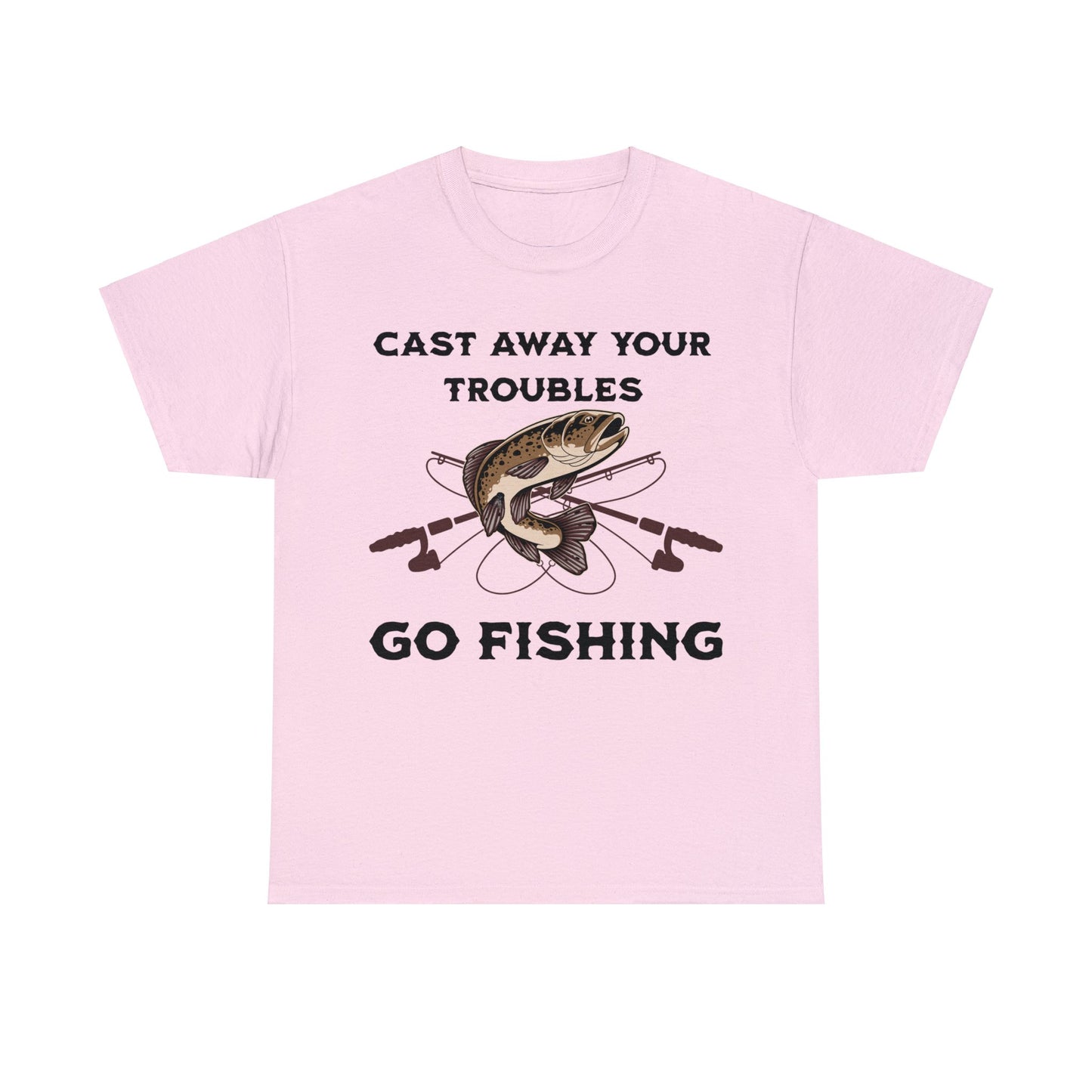 FISHING 3 Unisex Heavy Cotton Tee