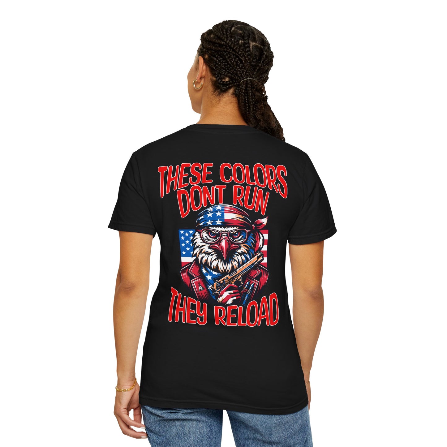 DONT RUN Unisex Garment-Dyed T-shirt