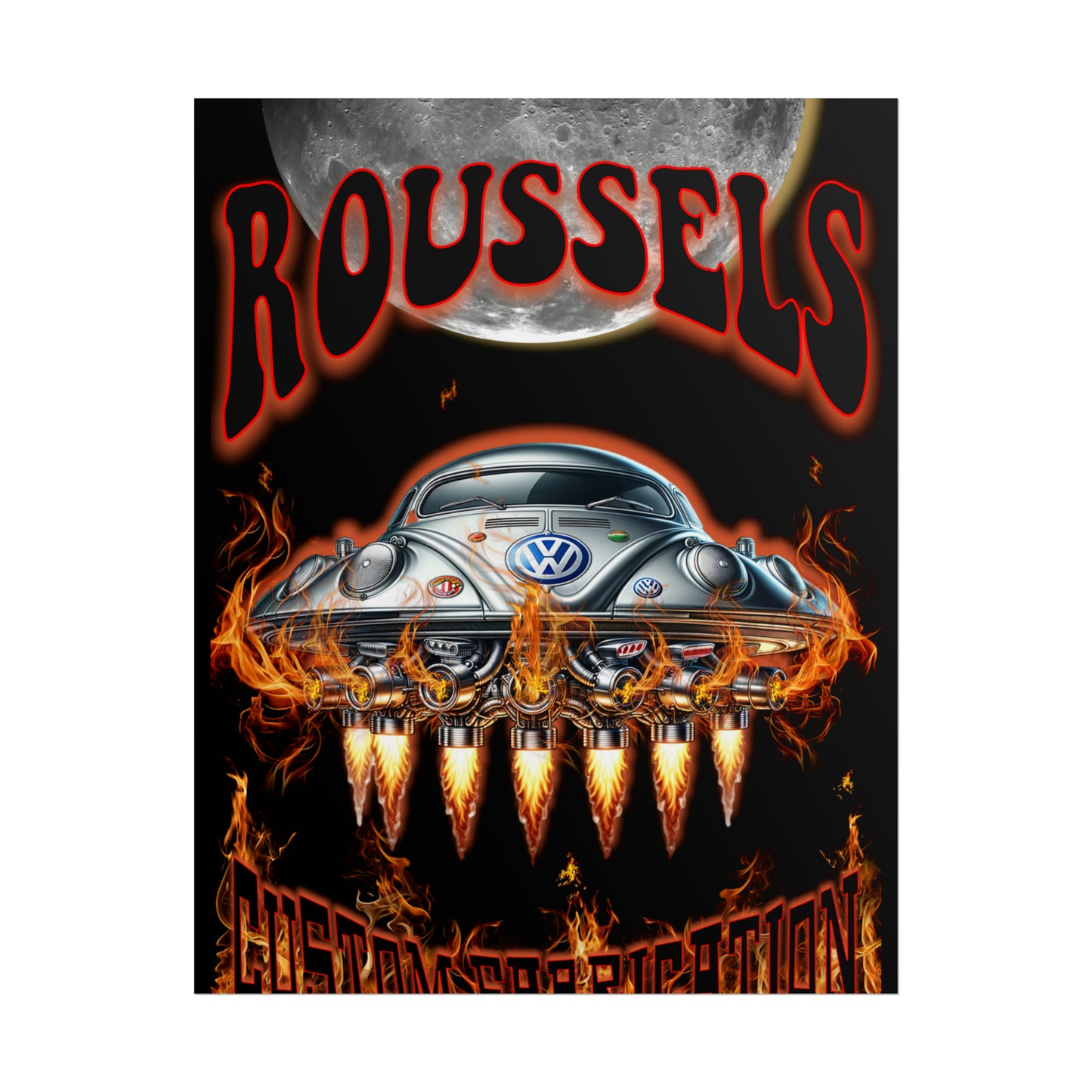 ROUSSEL'S CUSTOM LIMITED EDITION Rolled Posters