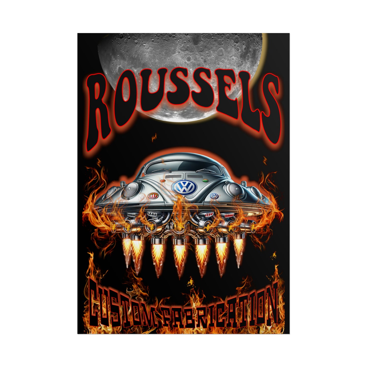 ROUSSEL'S CUSTOM LIMITED EDITION Rolled Posters