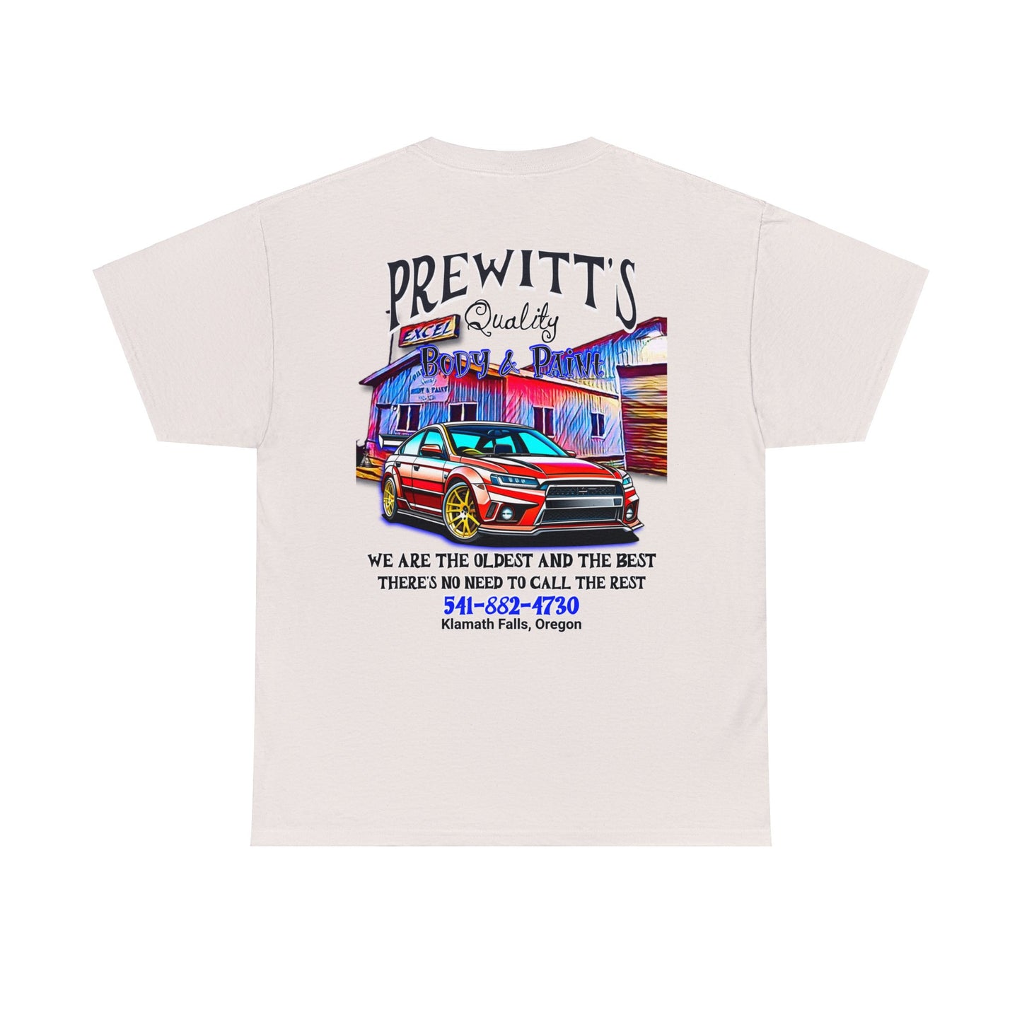 PREWITTS ON BACK Unisex Heavy Cotton Tee