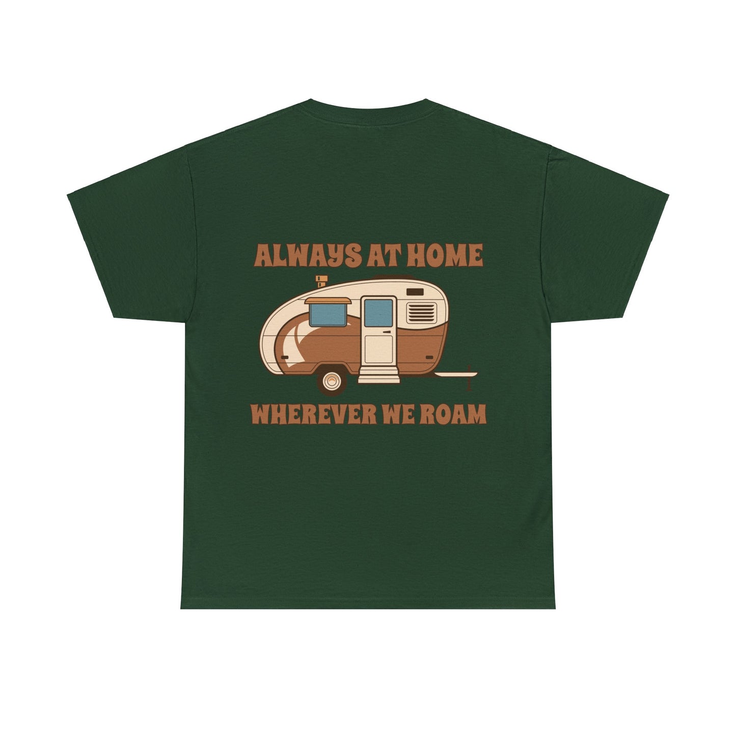 CAMPING ON BACK Unisex Heavy Cotton Tee