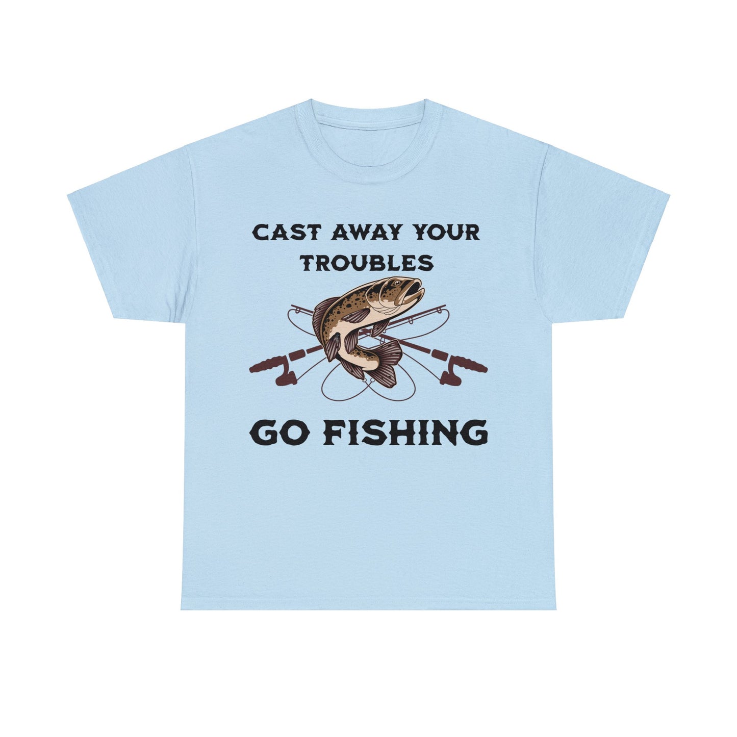 FISHING 3 Unisex Heavy Cotton Tee