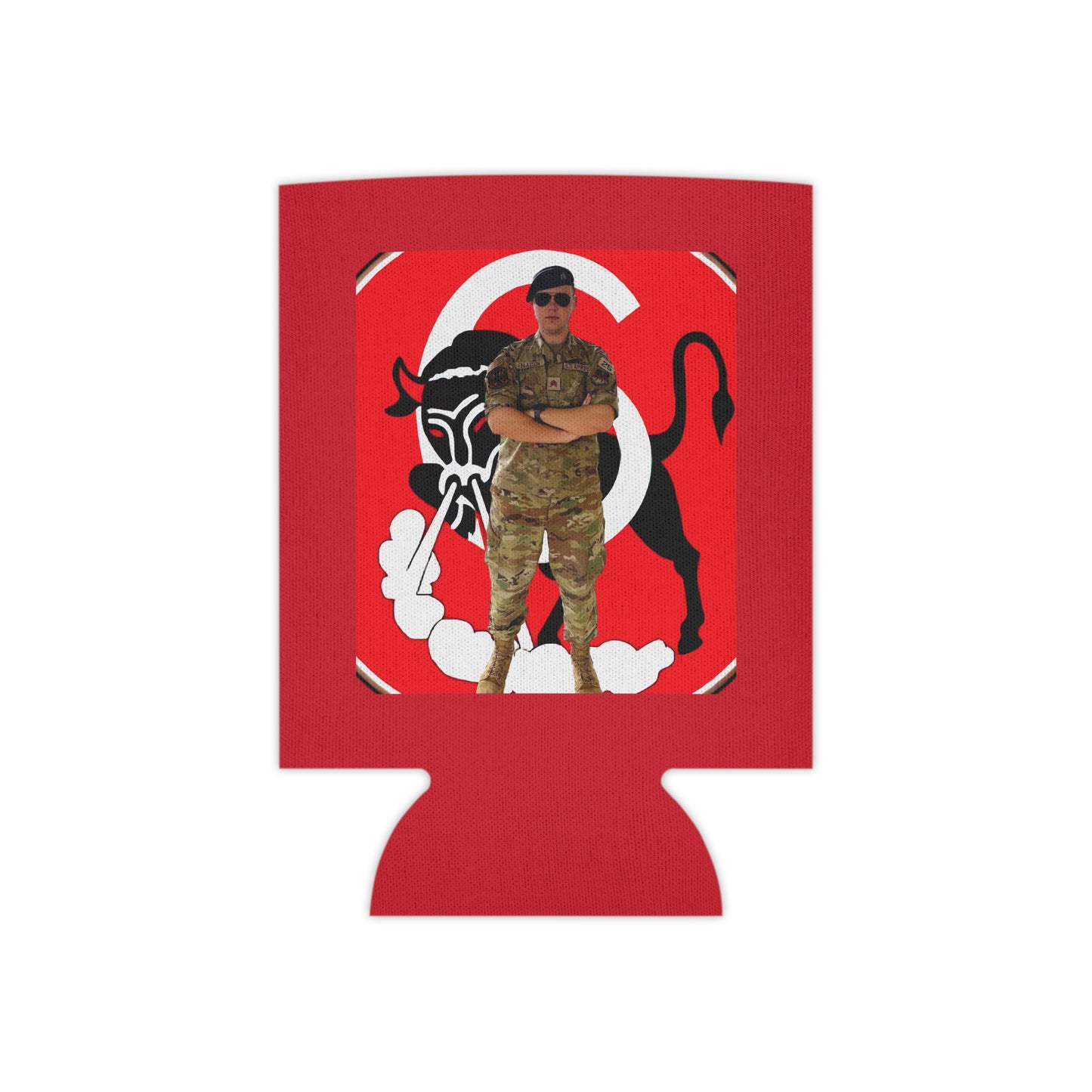 AIR FORCE Personalized Military Graduation Can Cooler - Custom Design for Commissioning Ceremony