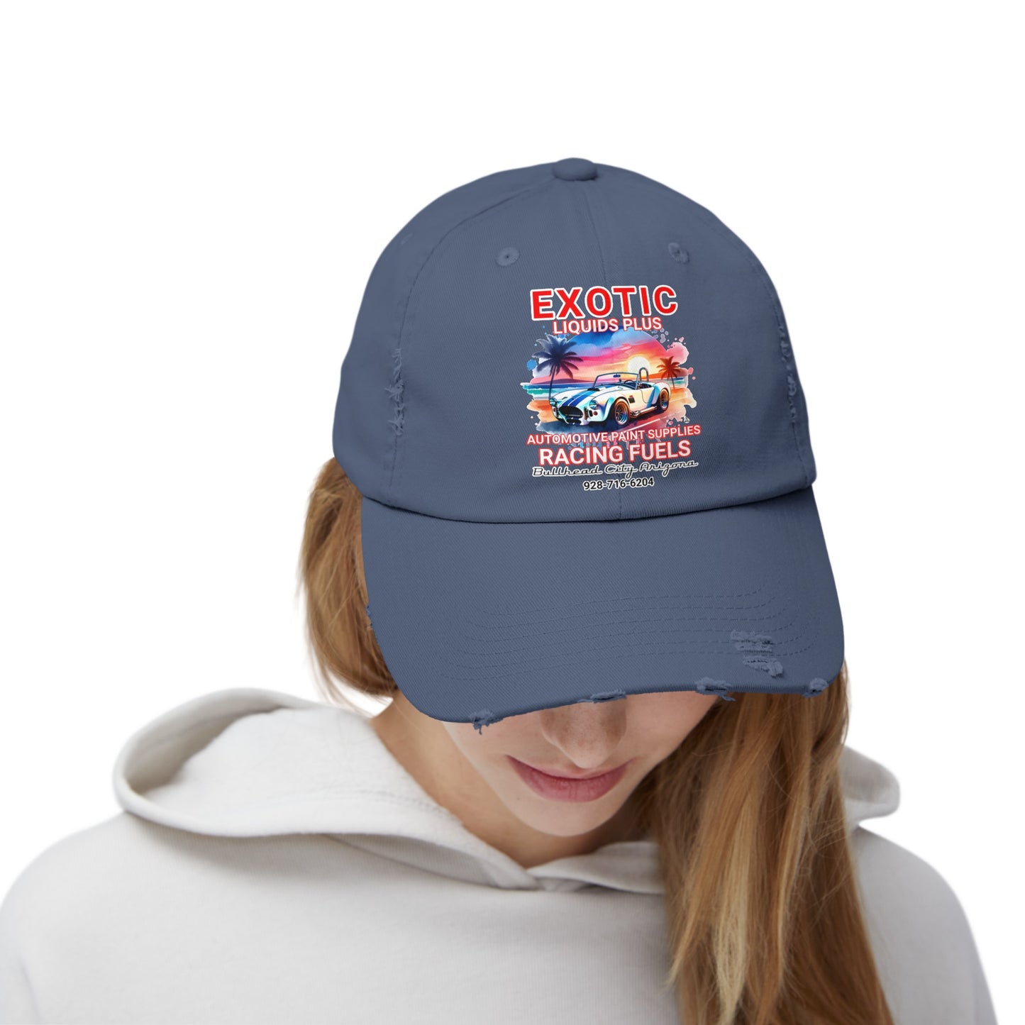 EXOTIC Unisex Distressed Cap