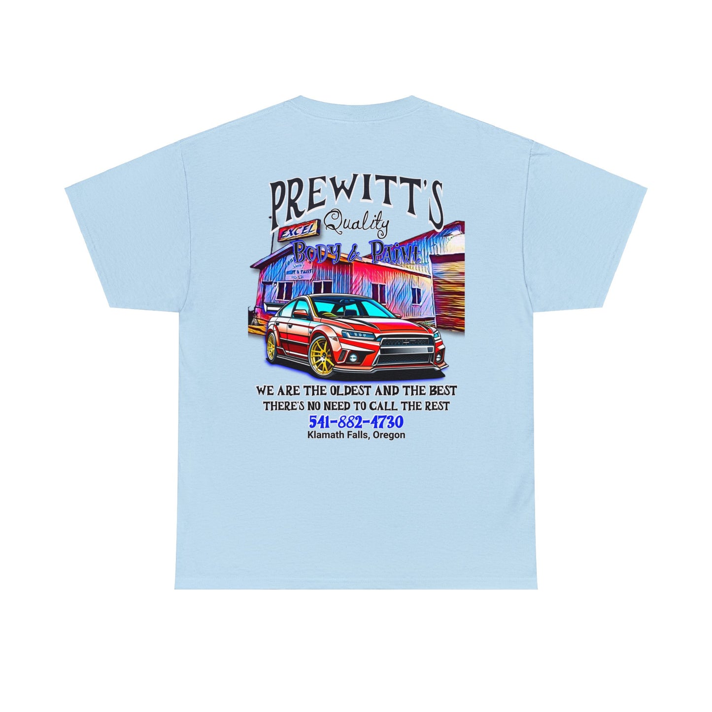 PREWITTS ON BACK Unisex Heavy Cotton Tee