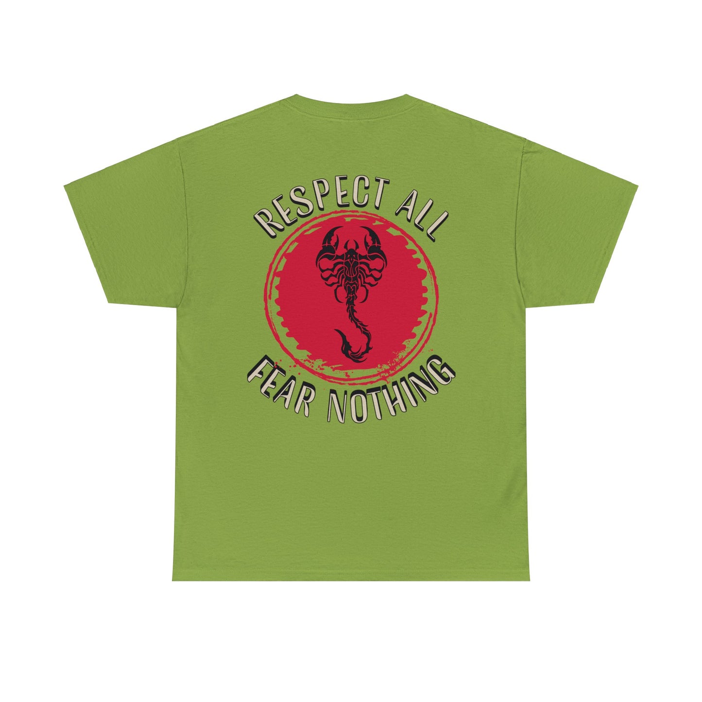 RESPECT ON BACK Unisex Heavy Cotton Tee