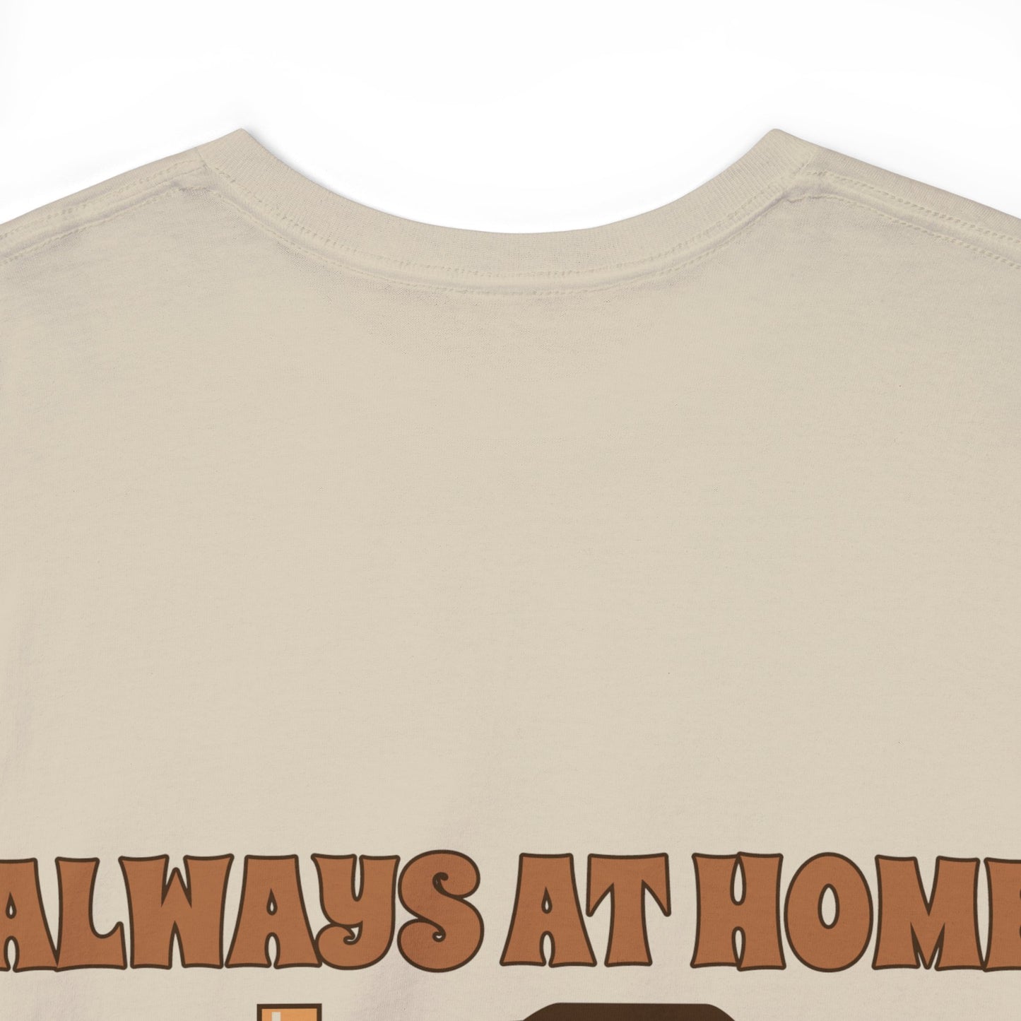 CAMPING ON BACK Unisex Heavy Cotton Tee