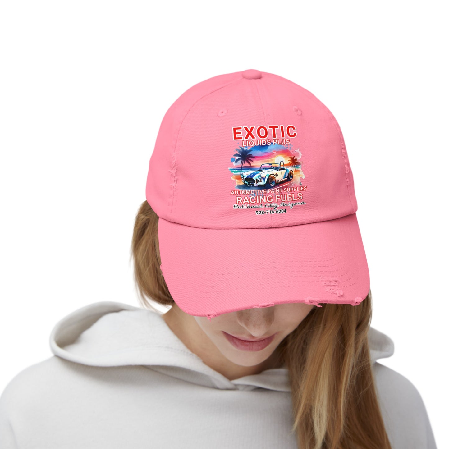 EXOTIC Unisex Distressed Cap
