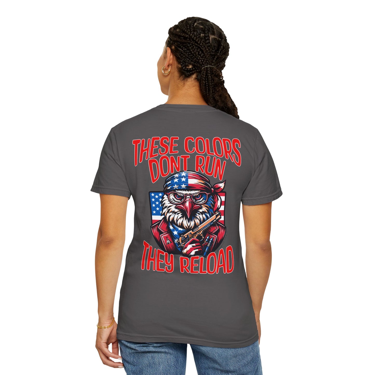 DONT RUN Unisex Garment-Dyed T-shirt