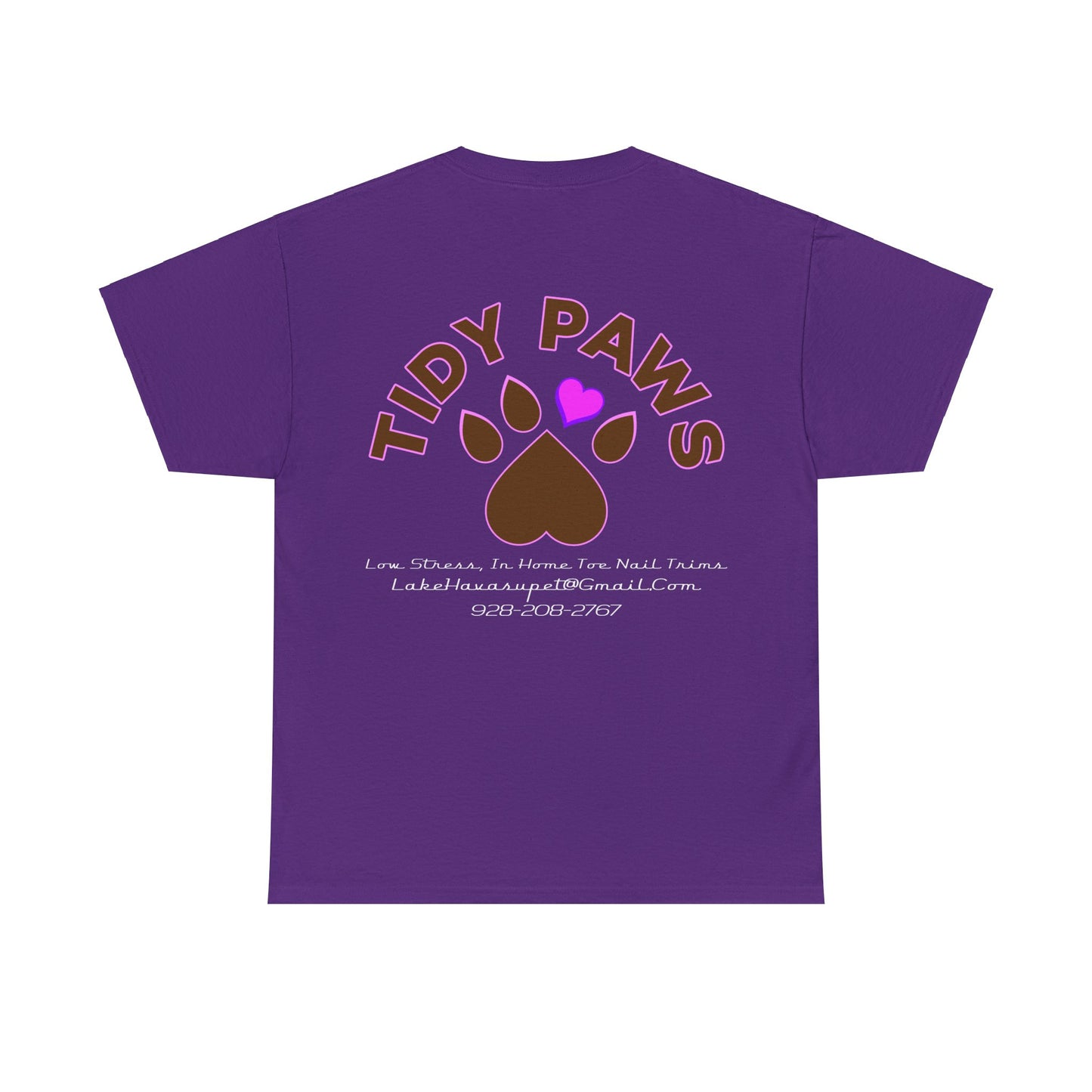 TIDY PAWS Unisex Heavy Cotton Tee