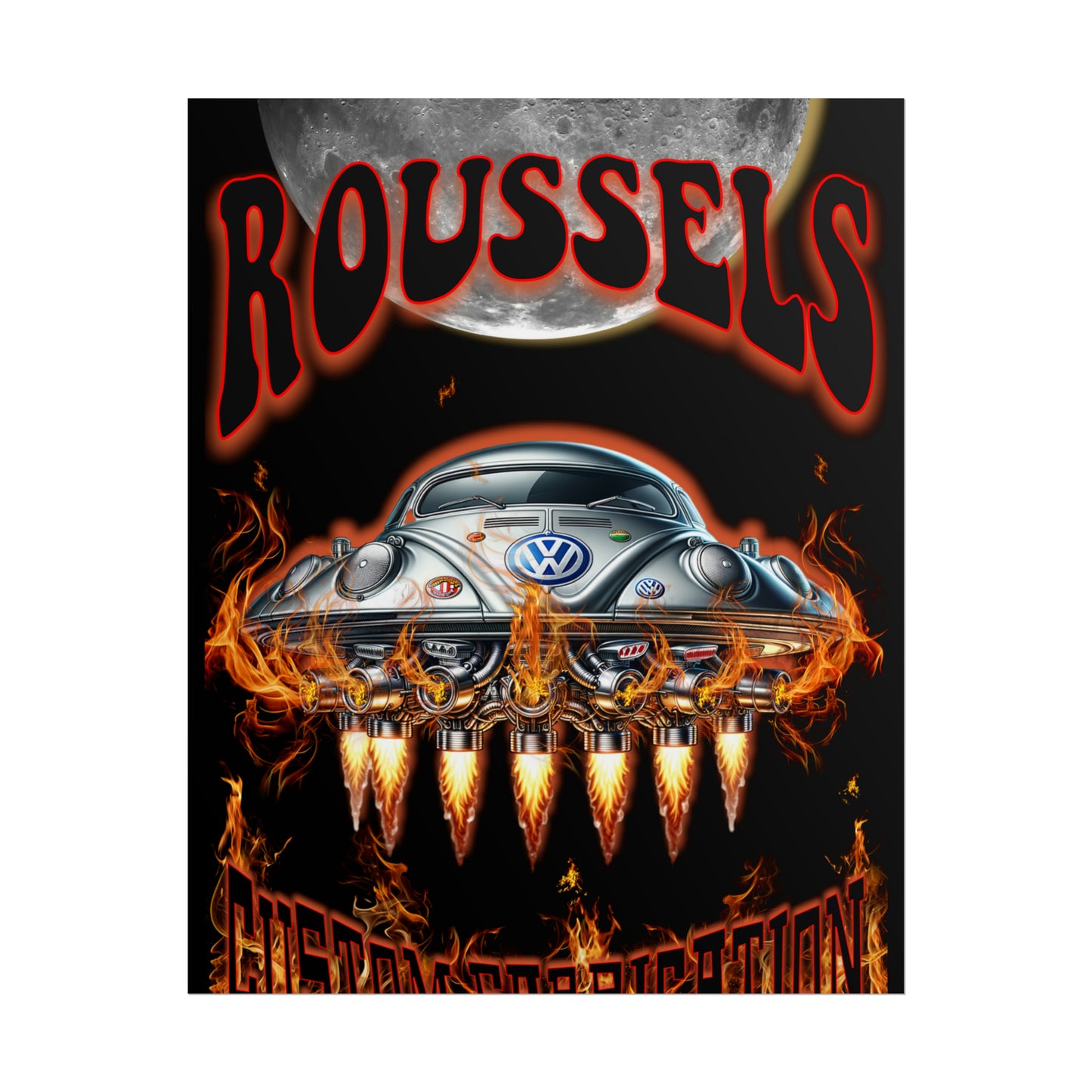 ROUSSEL'S CUSTOM LIMITED EDITION Rolled Posters
