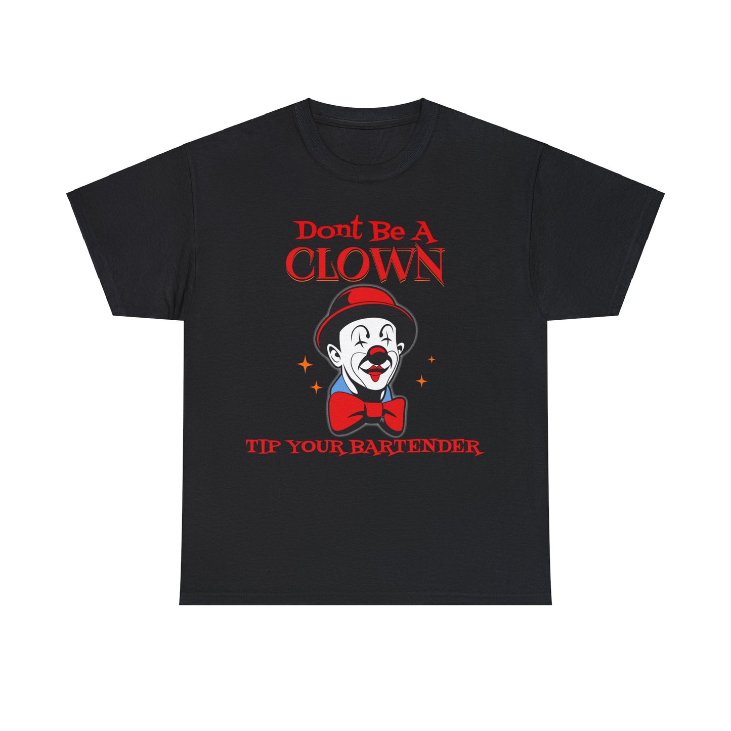 BARTENDER ON FRONT  Unisex Heavy Cotton Tee
