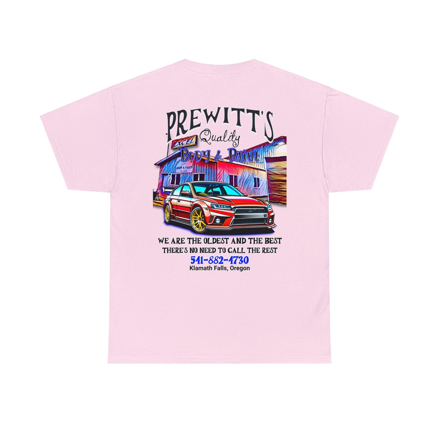 PREWITTS ON BACK Unisex Heavy Cotton Tee