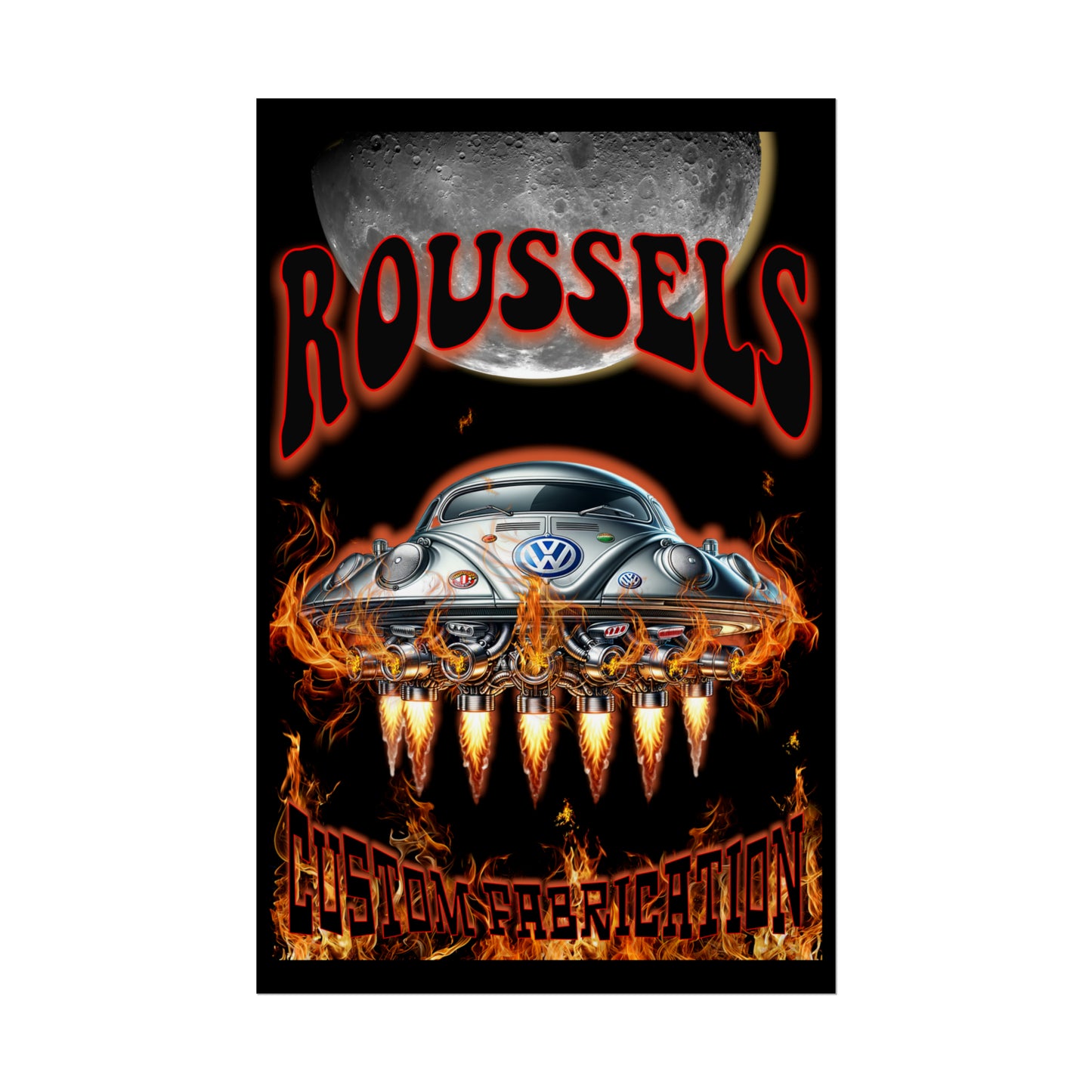 ROUSSEL'S CUSTOM LIMITED EDITION Rolled Posters