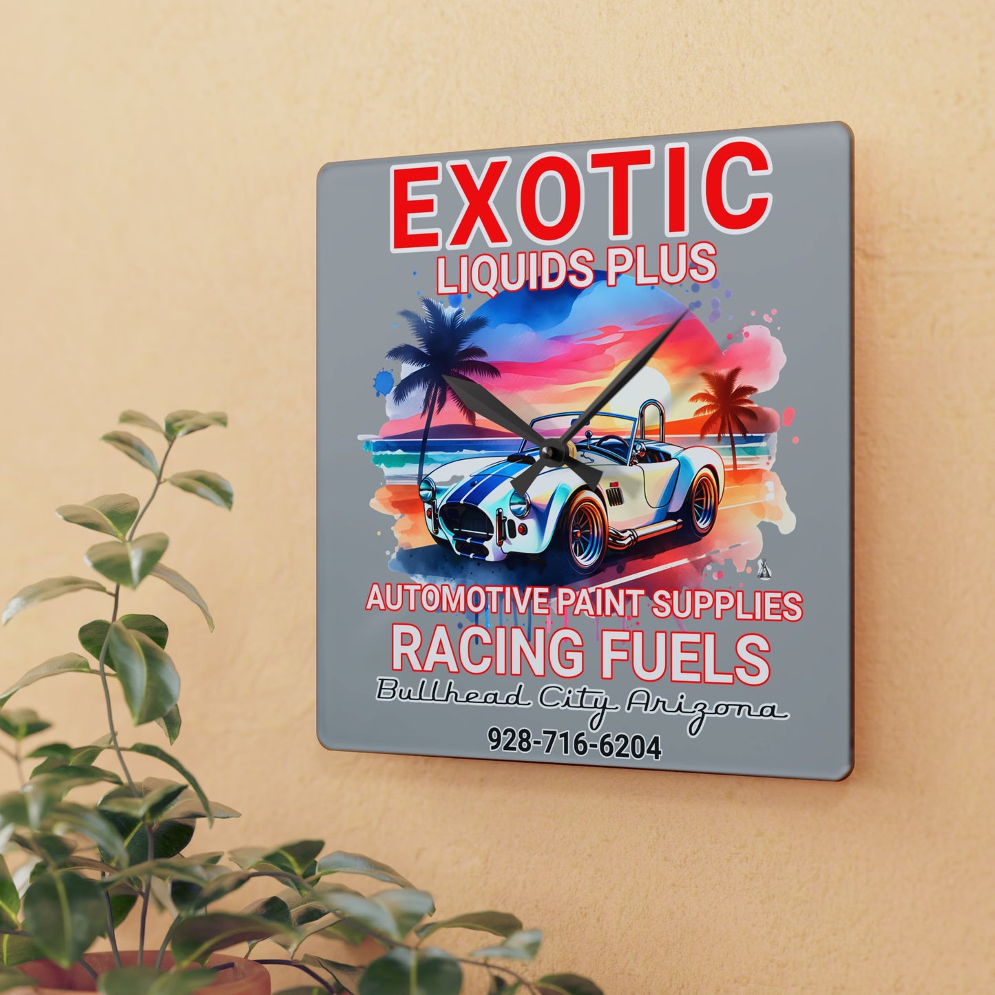 EXOYIC Acrylic Wall Clock