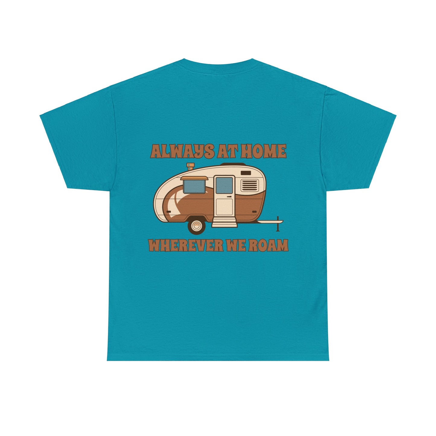 CAMPING ON BACK Unisex Heavy Cotton Tee