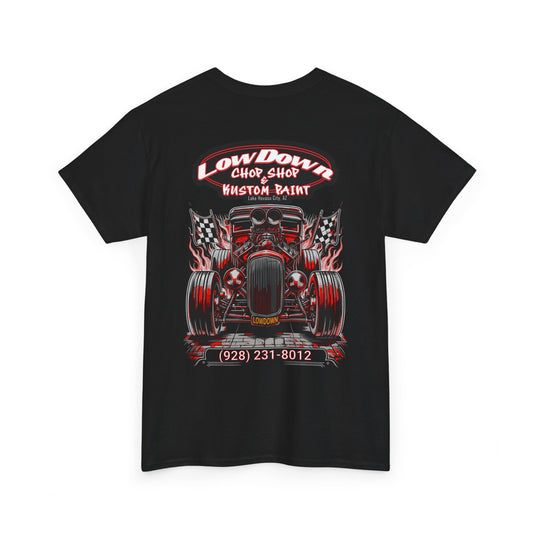 Vintage Low Down Chop Shop with phone number Heavy Cotton Tee