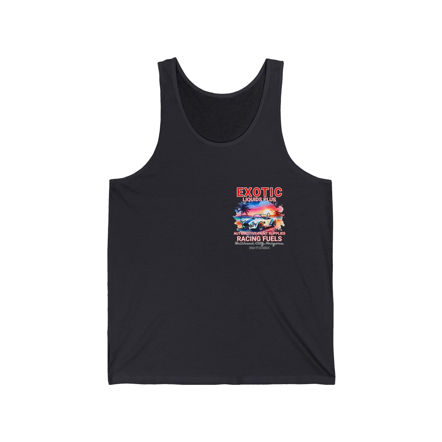 EXOTIC TANK FRONT AND BACK Unisex Jersey Tank