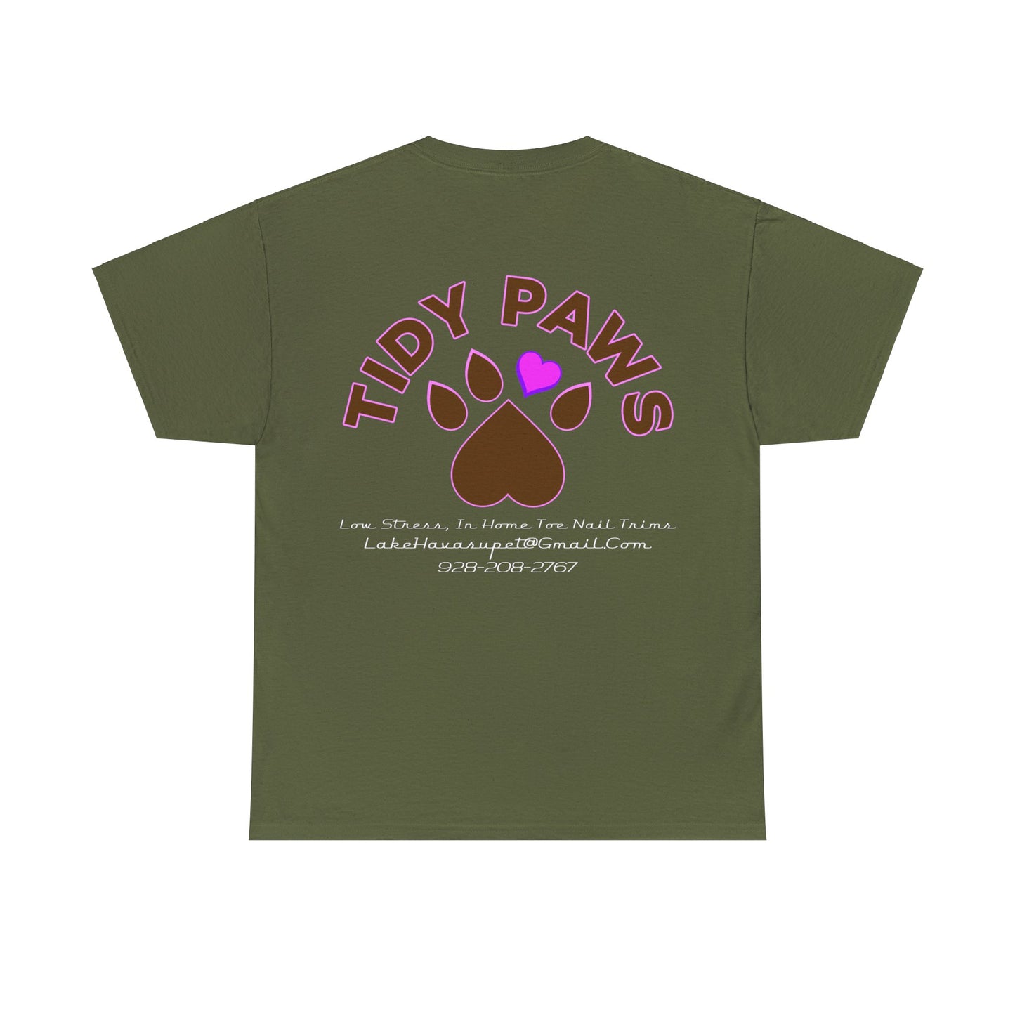 TIDY PAWS Unisex Heavy Cotton Tee