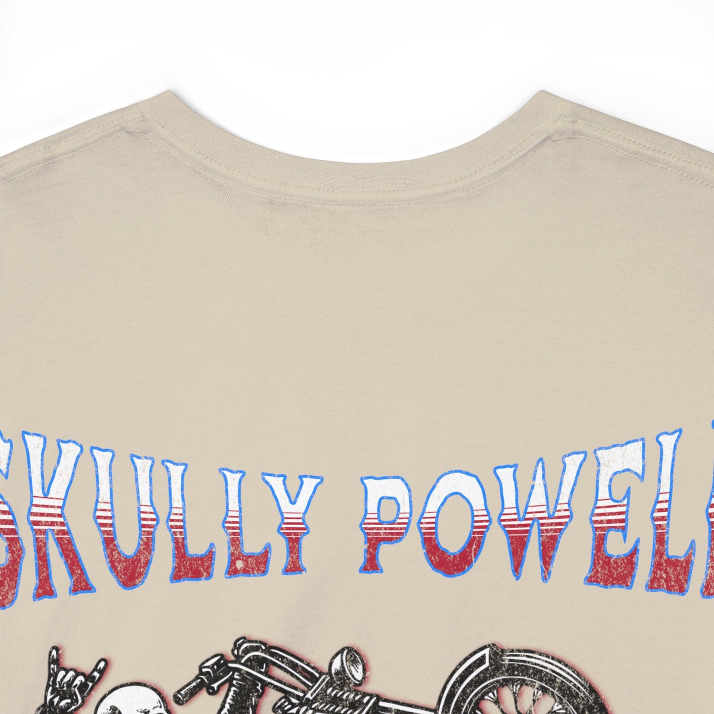 SKULLY ON BACK Unisex Heavy Cotton Tee