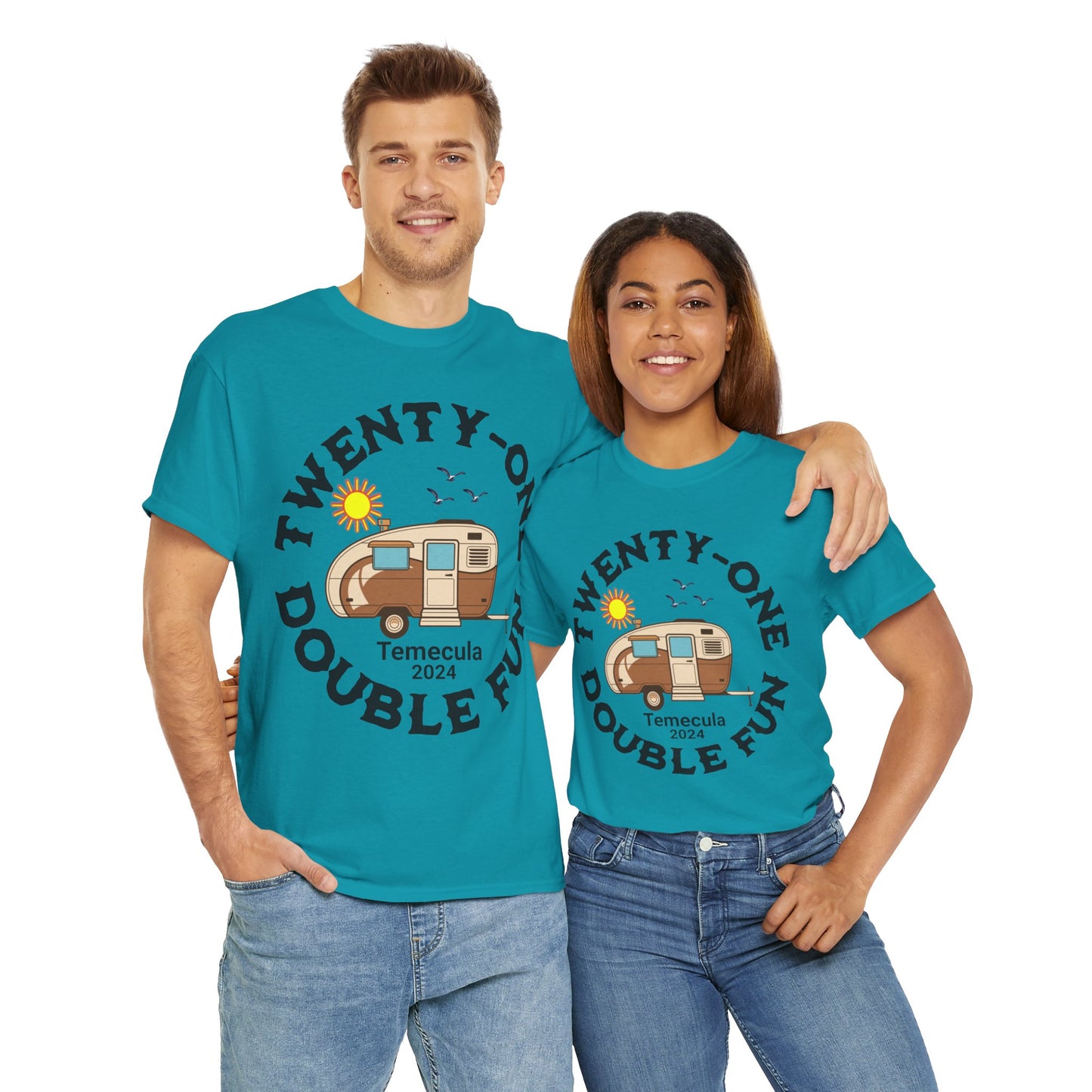 TWINS   Unisex Heavy Cotton Tee
