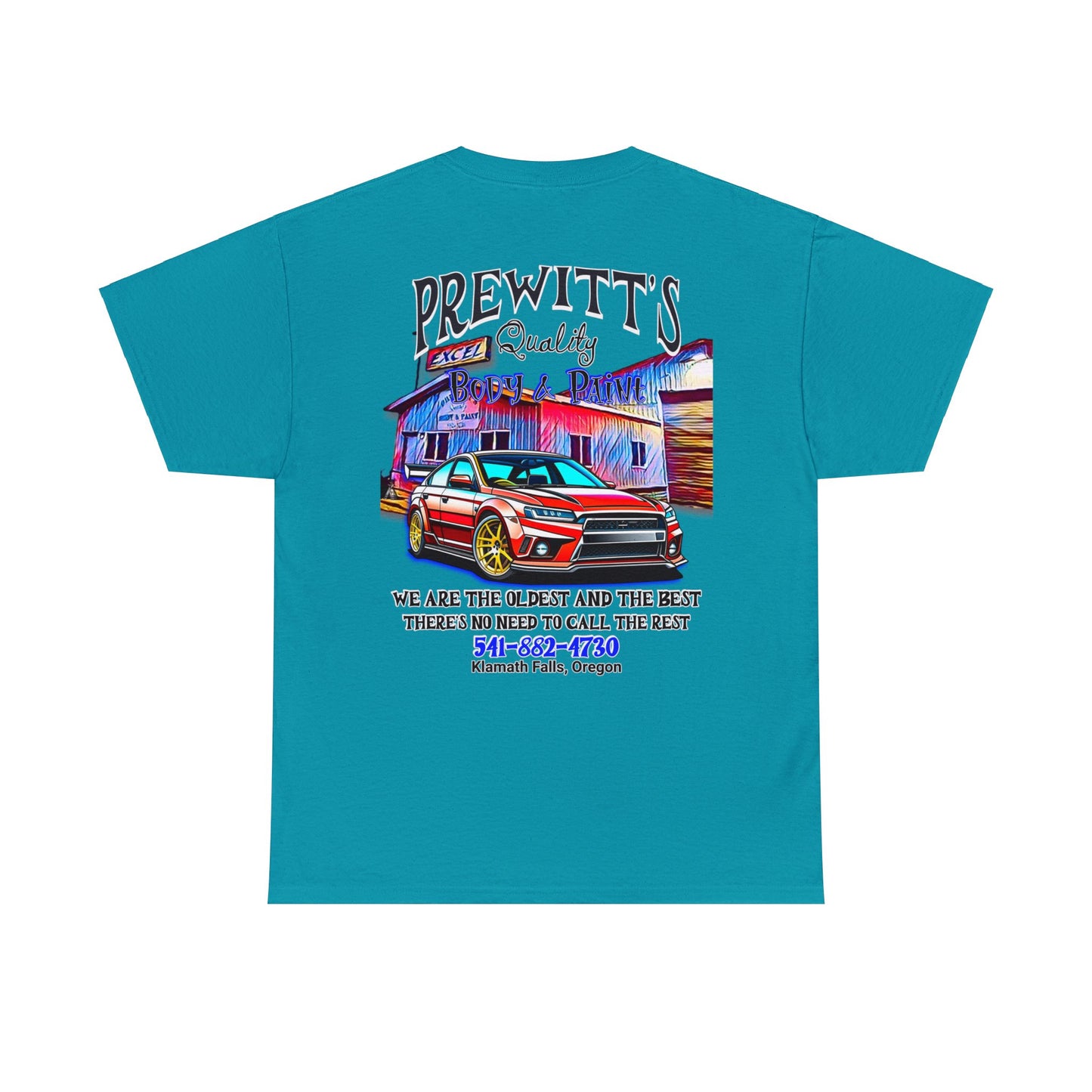 PREWITTS ON BACK Unisex Heavy Cotton Tee