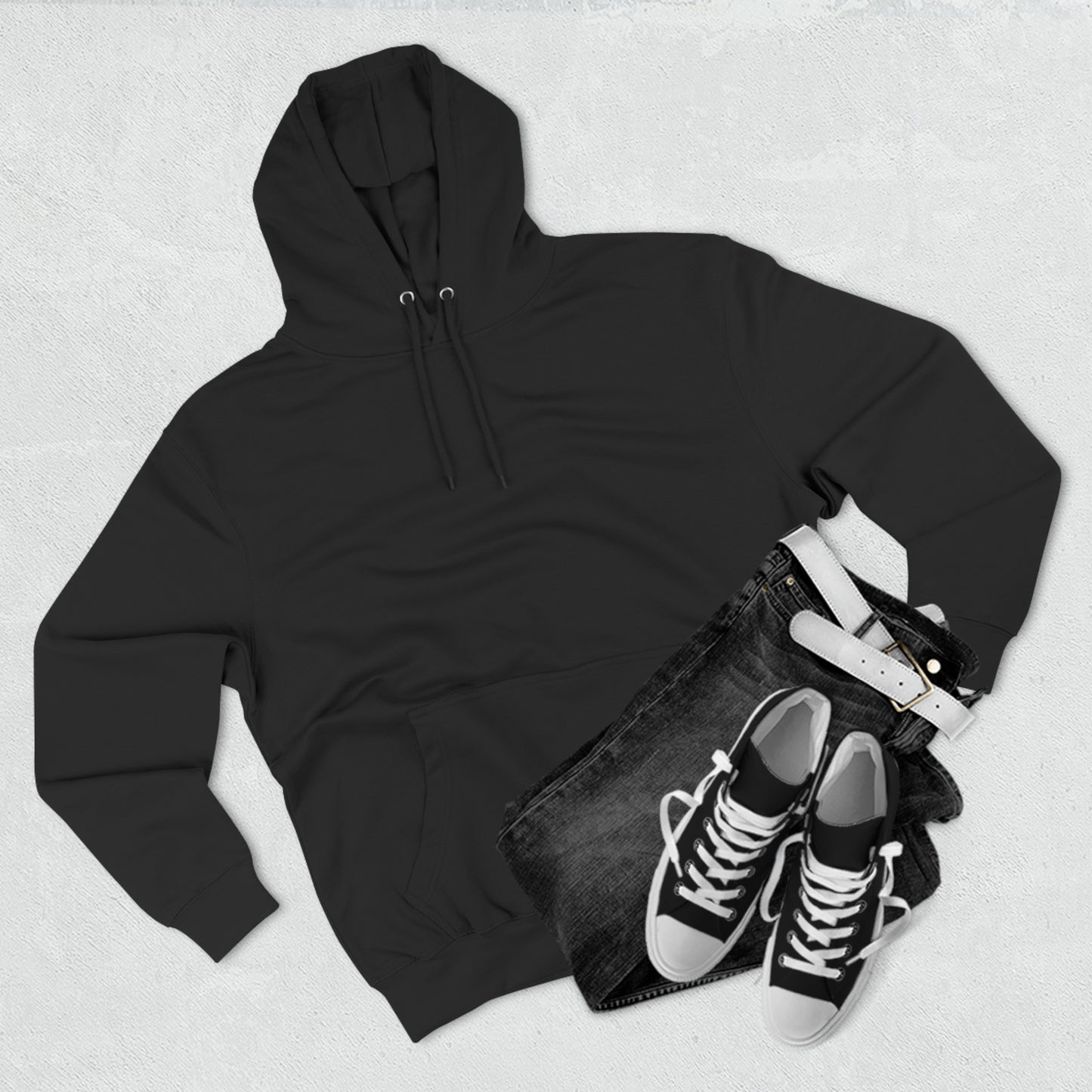 JIMMY Three-Panel Fleece Hoodie