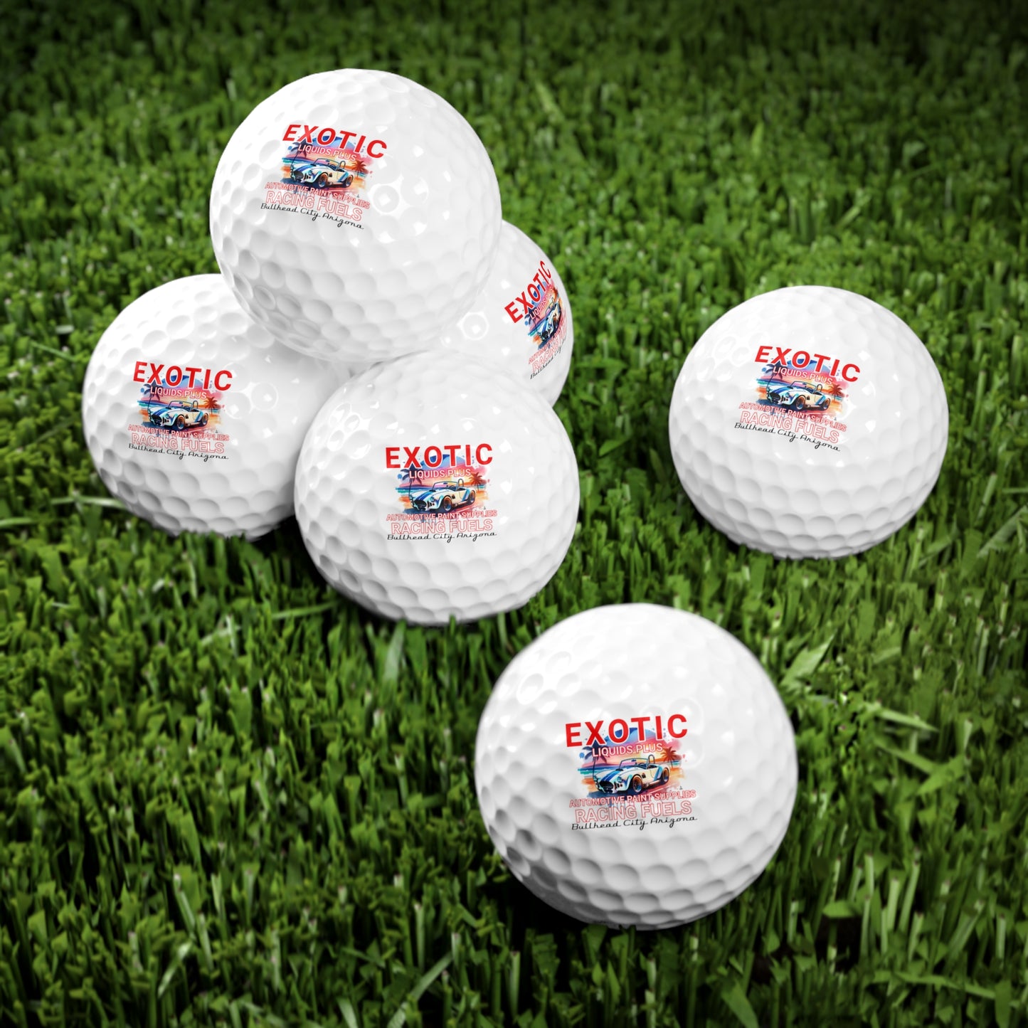 EXOTIC Golf Balls, 6pcs