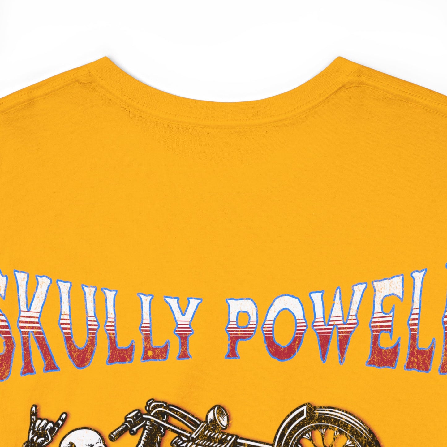 SKULLY ON BACK Unisex Heavy Cotton Tee