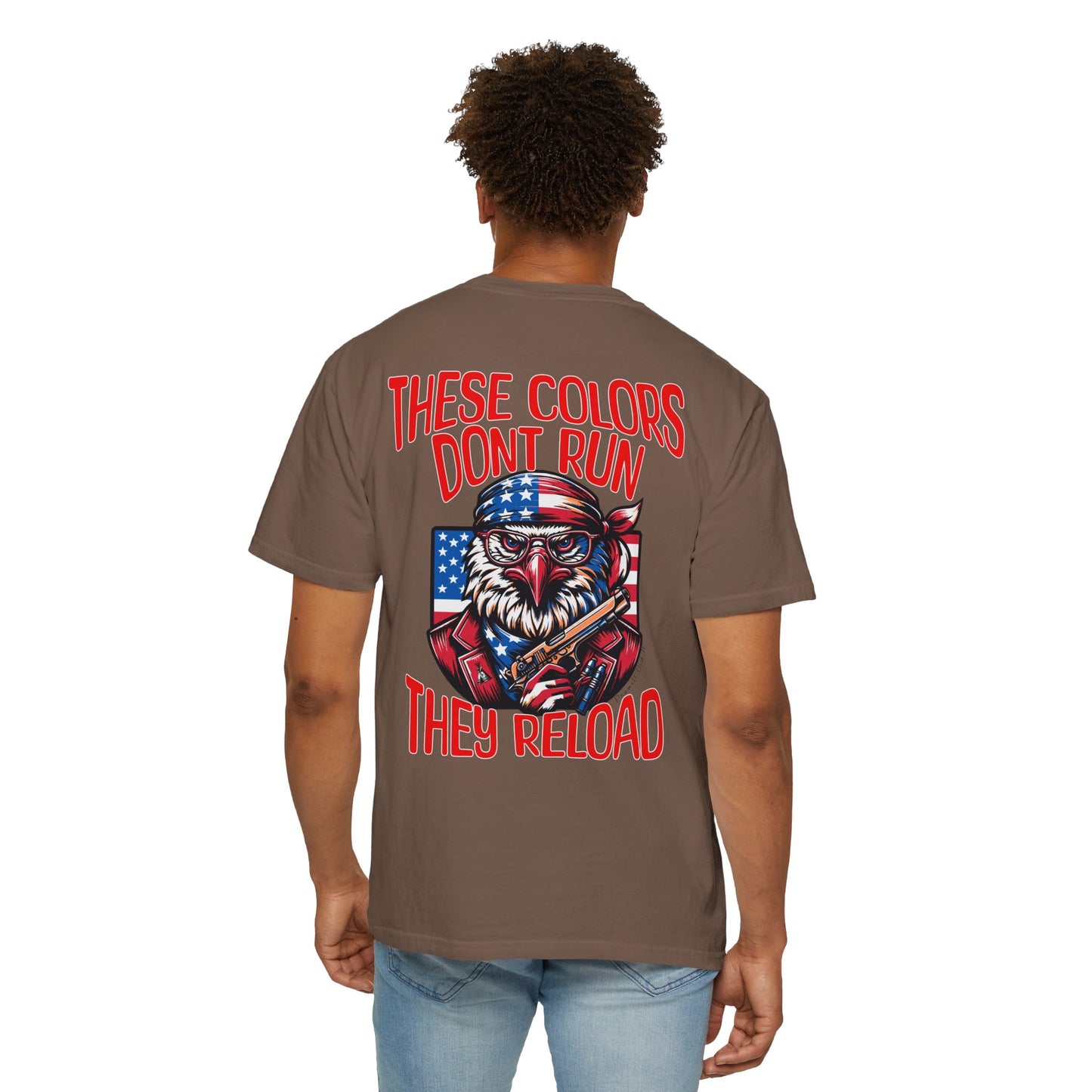 DONT RUN Unisex Garment-Dyed T-shirt