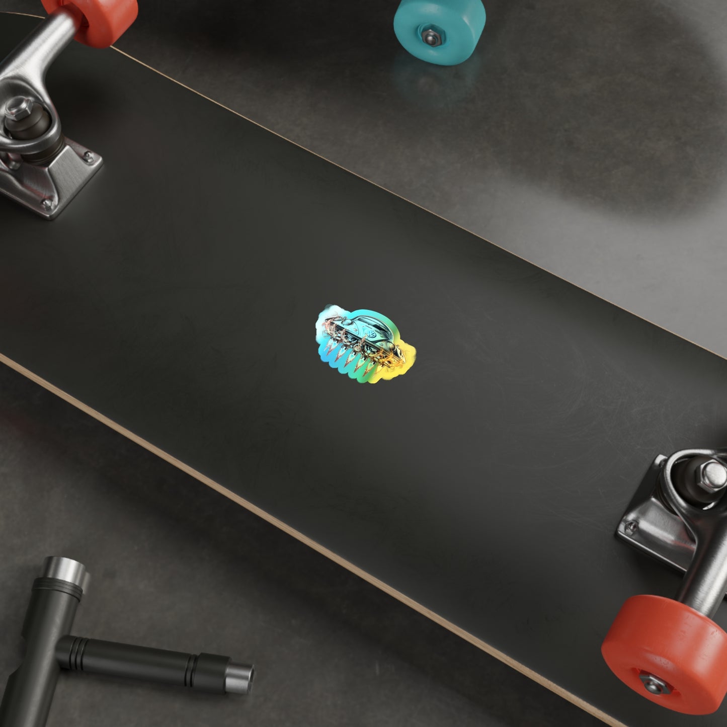 ROUSSE'L Holographic  SAUCER Die-cut Stickers